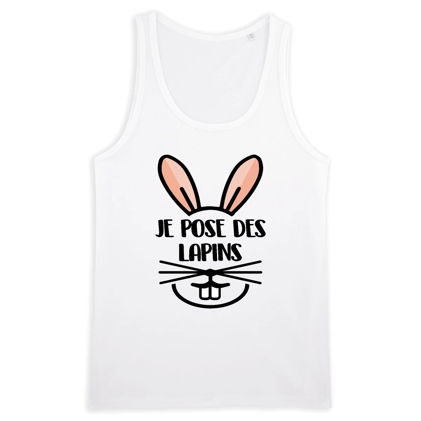 Débardeur Homme Je pose des lapins
