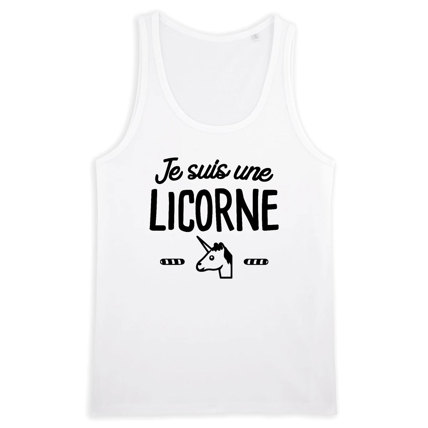 Débardeur Homme Je suis une licorne