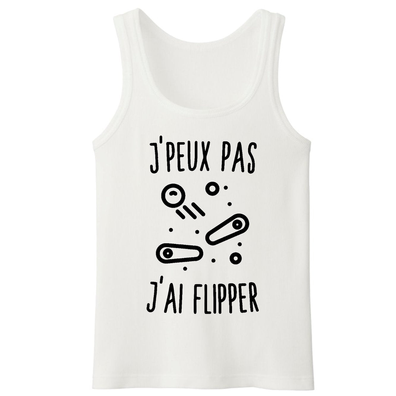 Débardeur Homme J'peux pas j'ai flipper