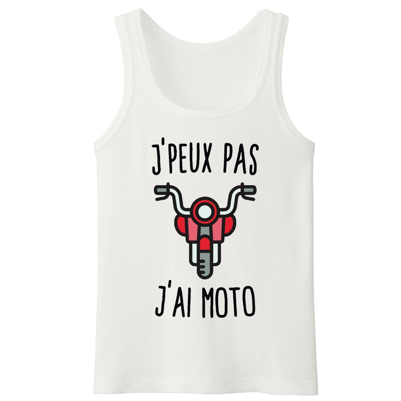 Débardeur Homme J'peux pas j'ai moto