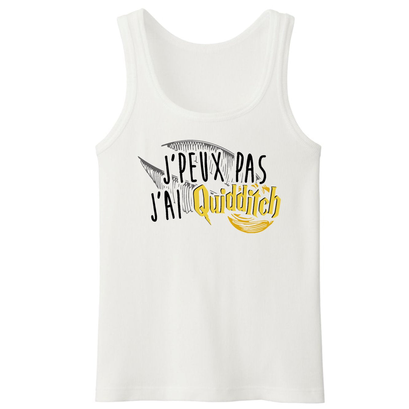 Débardeur Homme J'peux pas j'ai Quidditch