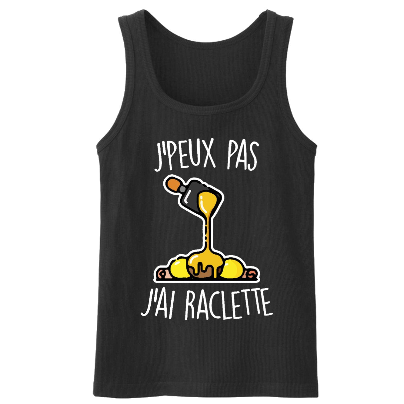 Débardeur Homme J'peux pas j'ai raclette