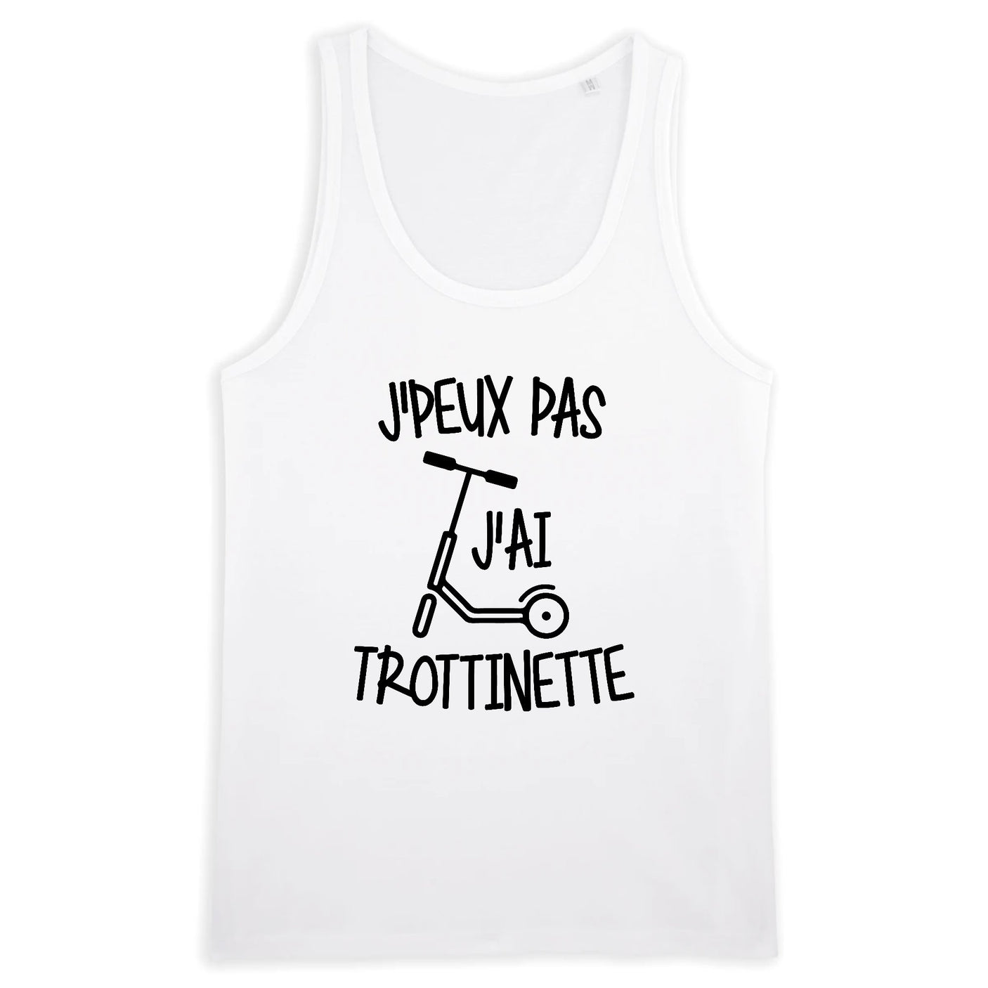 Débardeur Homme J'peux pas j'ai trottinette