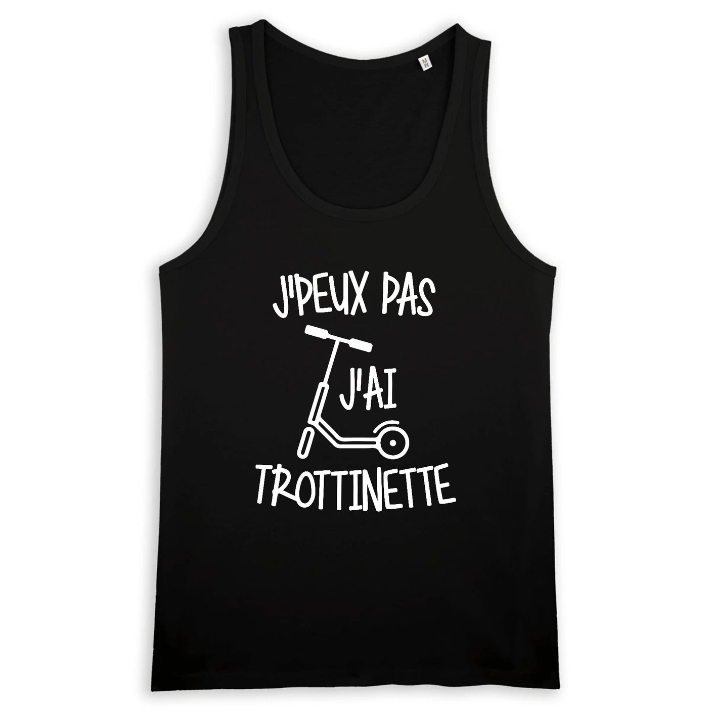 Débardeur Homme J'peux pas j'ai trottinette