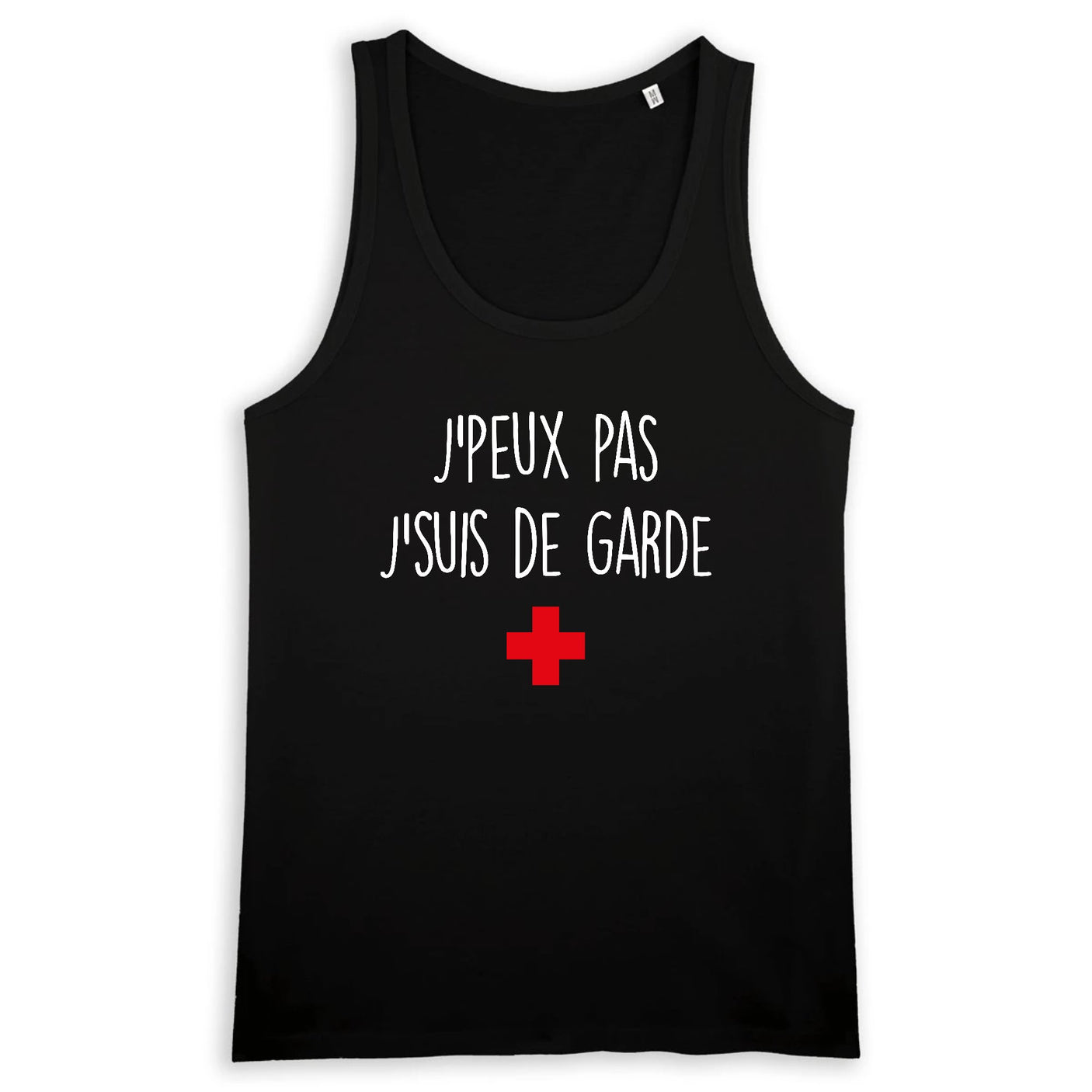 Débardeur Homme J'peux pas j'suis de garde