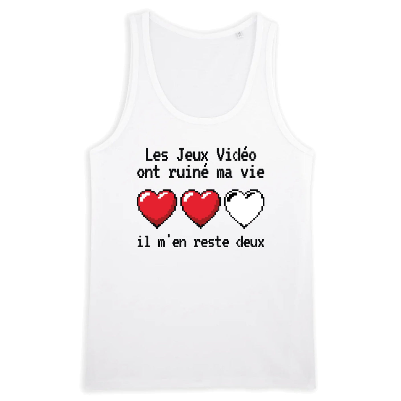 Débardeur Homme Les jeux vidéo ont ruiné ma vie il m'en reste deux