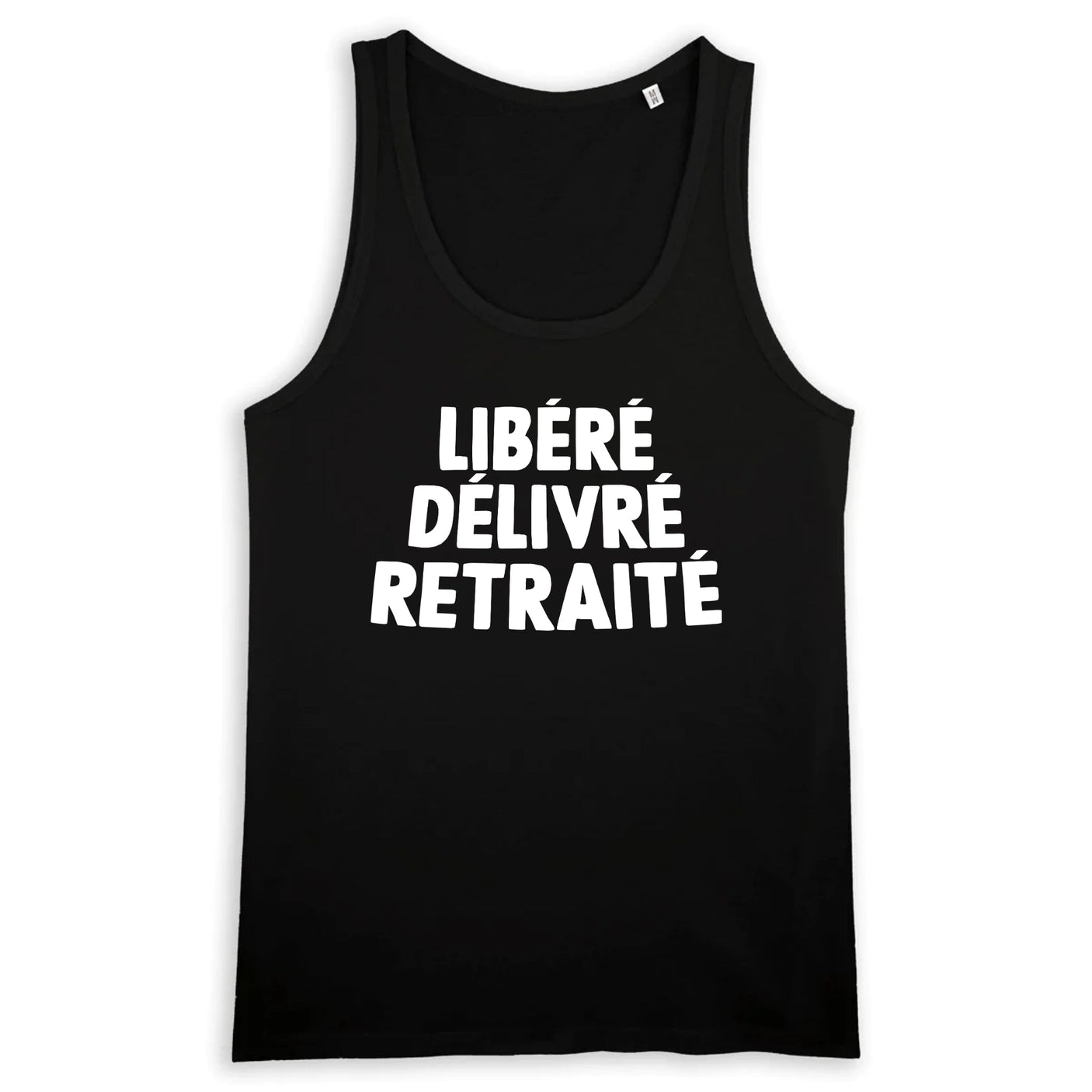 Débardeur Homme Libéré délivré retraité