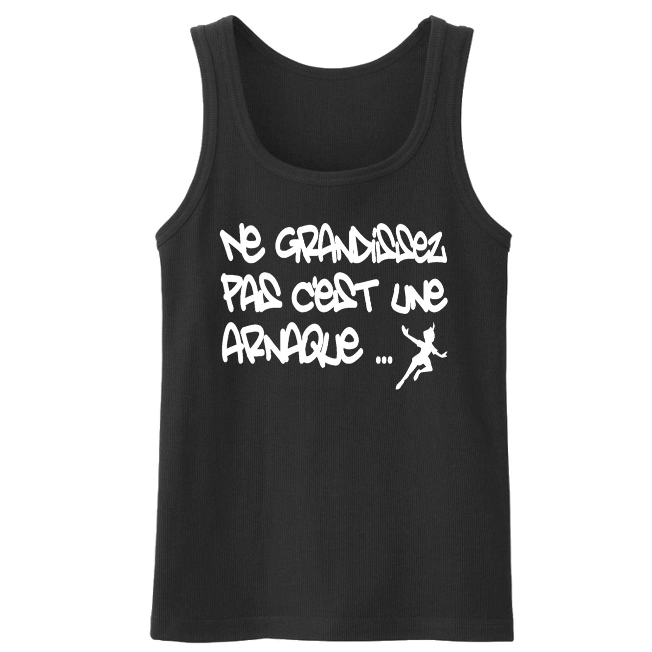 Débardeur Homme Ne grandissez pas c'est une arnaque