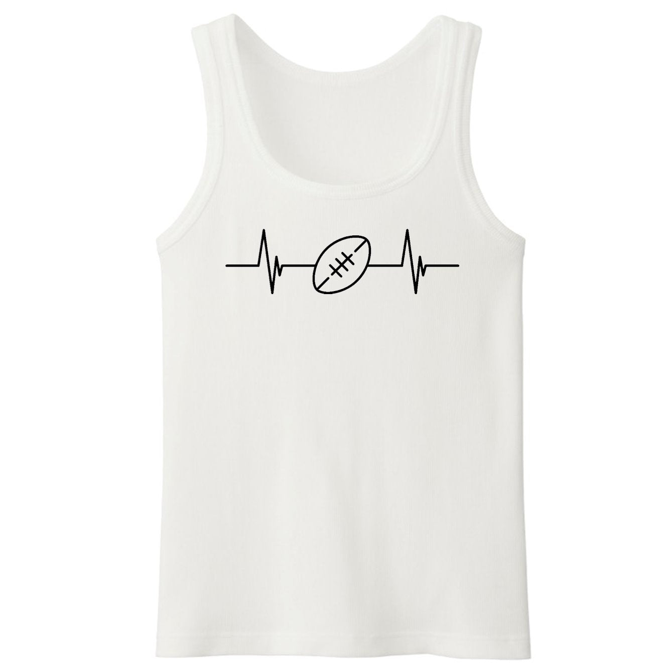 Débardeur Homme Rythme cardiaque rugby