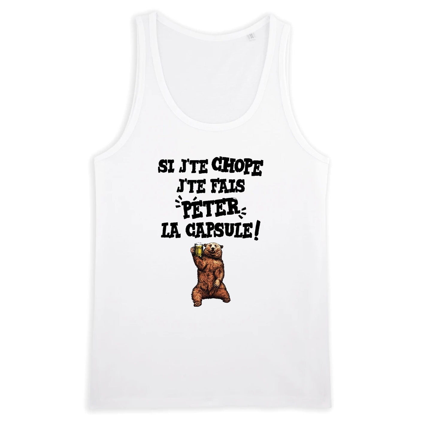 Débardeur Homme Si j'te chope