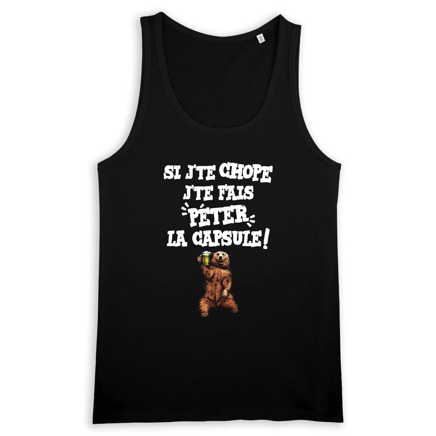 Débardeur Homme Si j'te chope