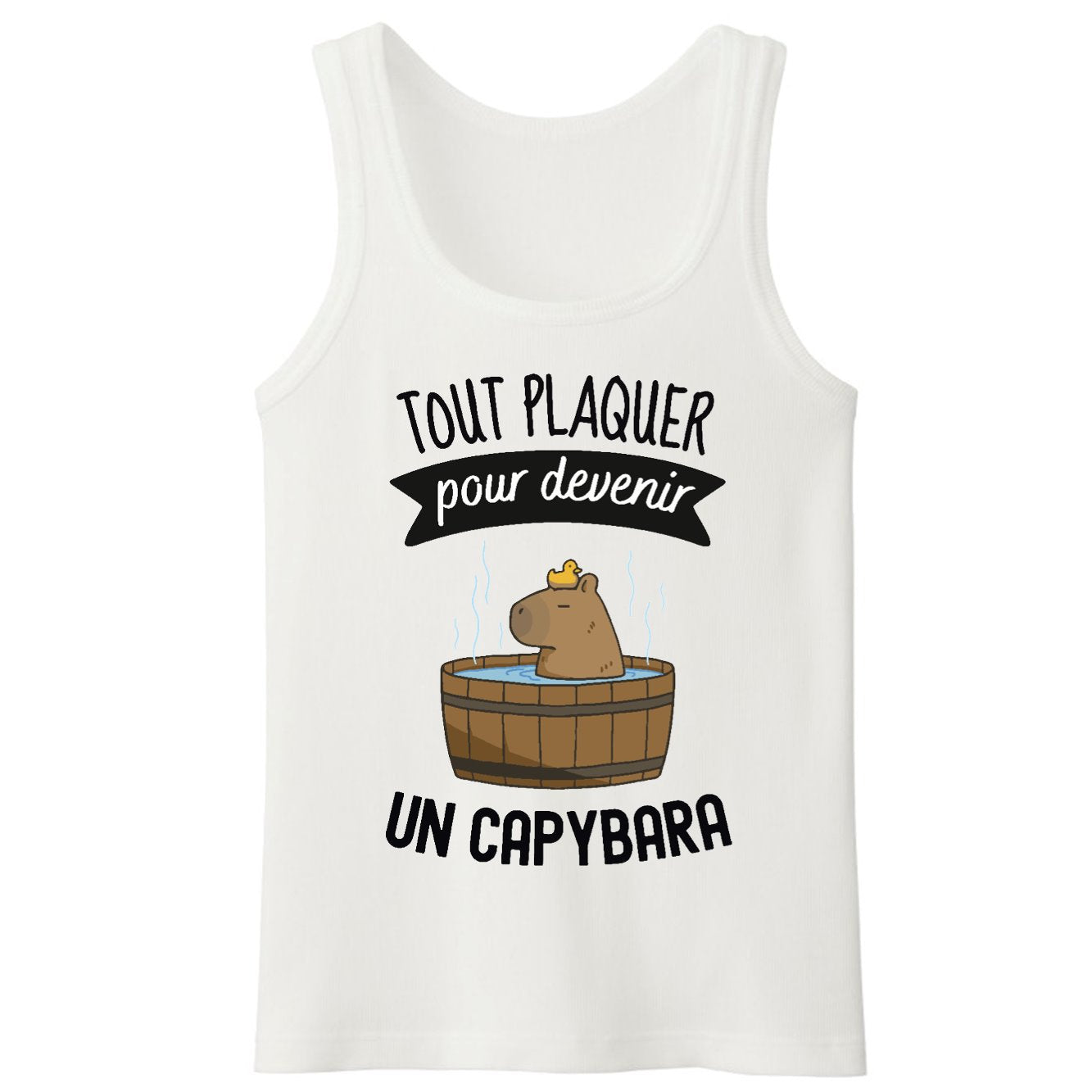 Débardeur Homme Tout plaquer pour devenir un capybara