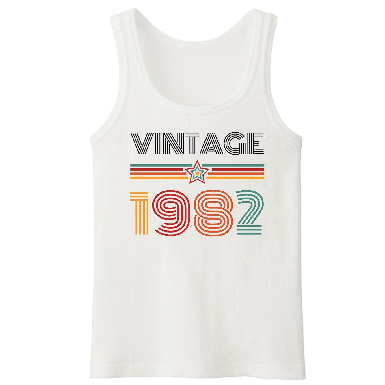 Débardeur Homme Vintage année 1982