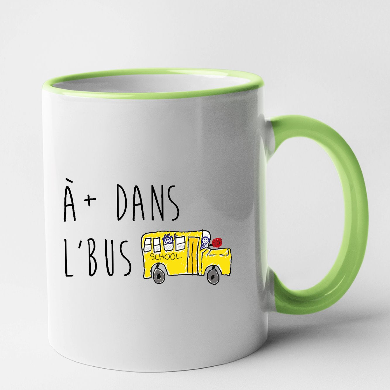 Mug À plus dans l'bus Vert