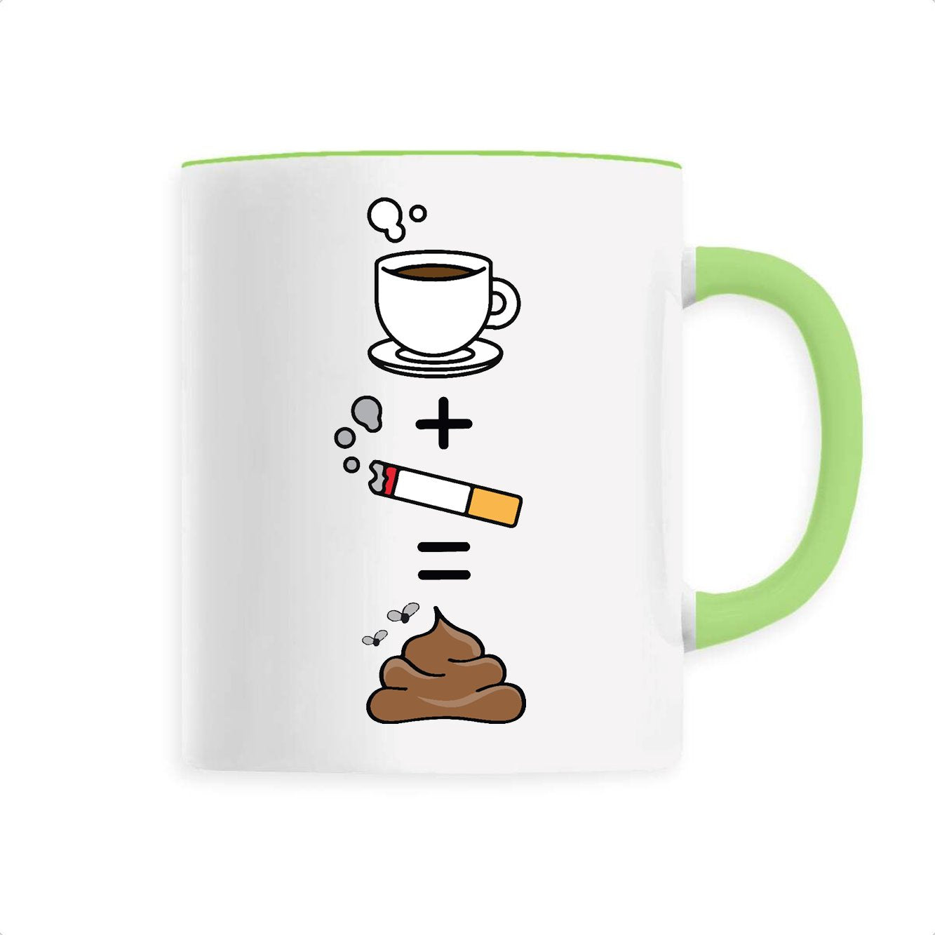 Mug Café clope caca