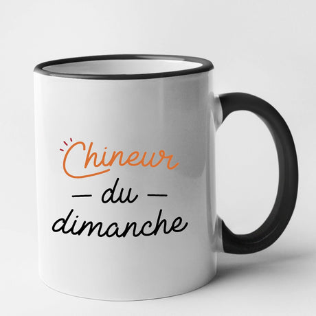 Mug Chineur du dimanche Noir