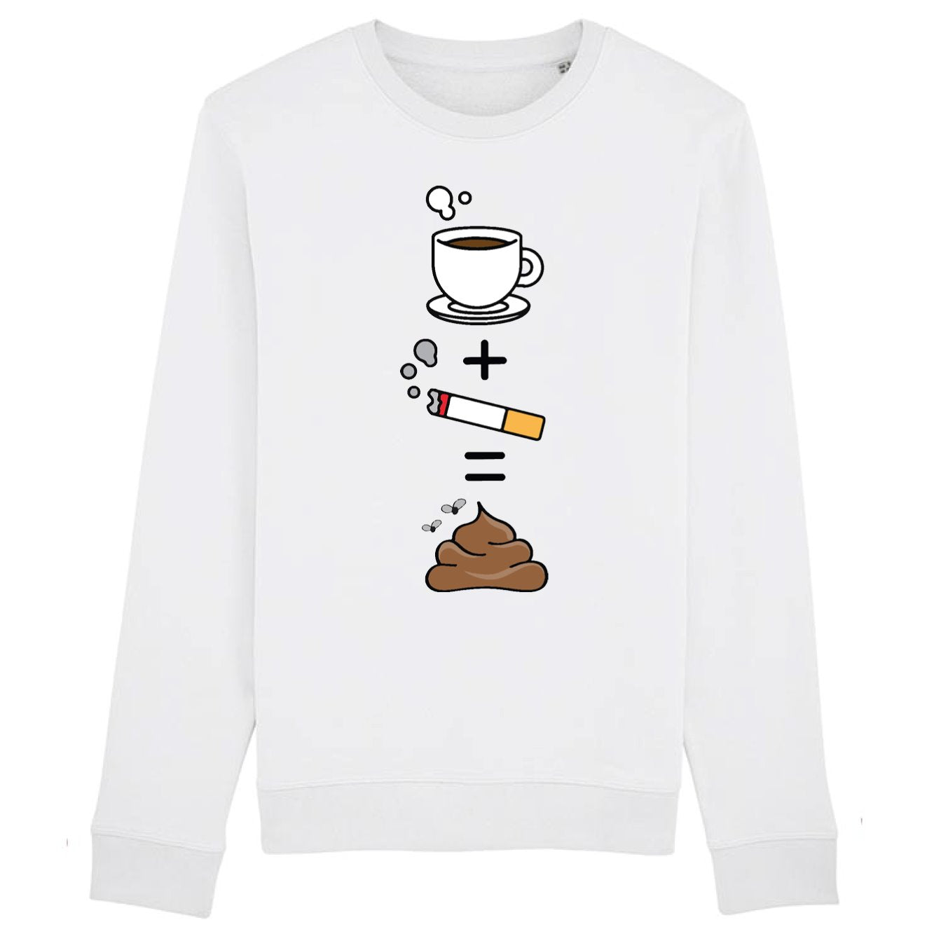 Sweat Adulte Café clope caca
