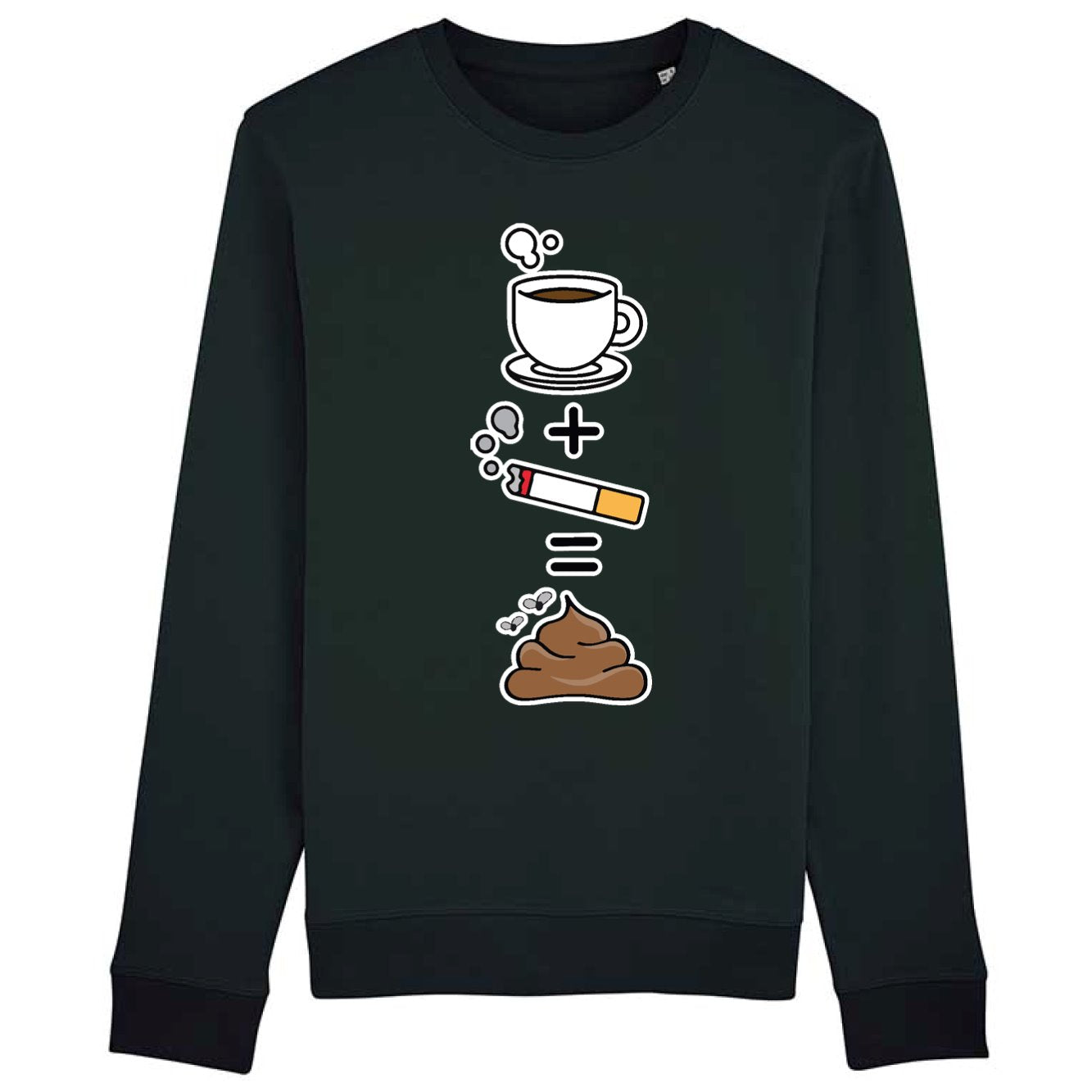 Sweat Adulte Café clope caca