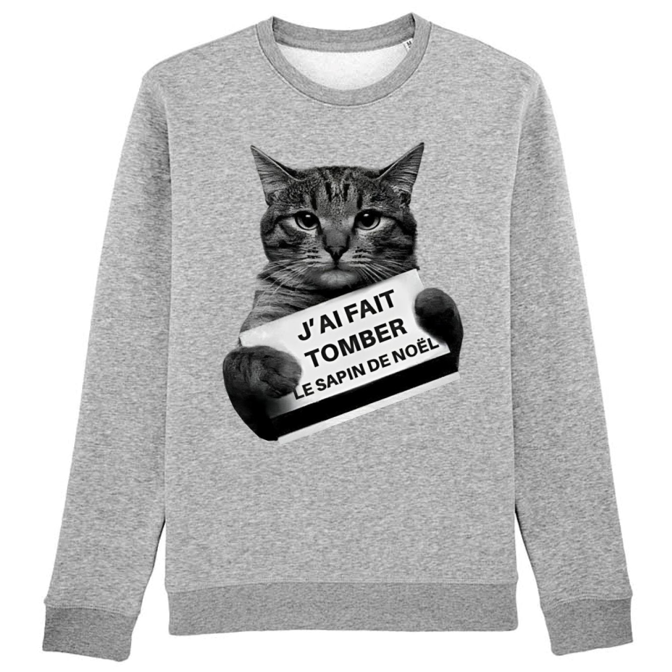 Sweat Adulte J'ai fait tomber le sapin