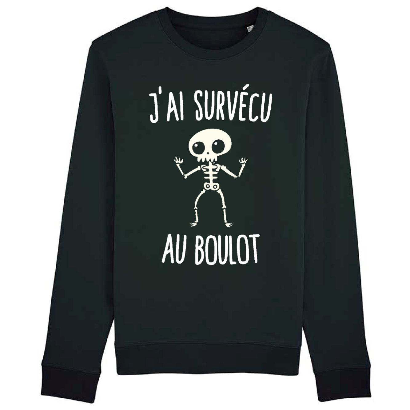 Sweat Adulte J'ai survécu au boulot