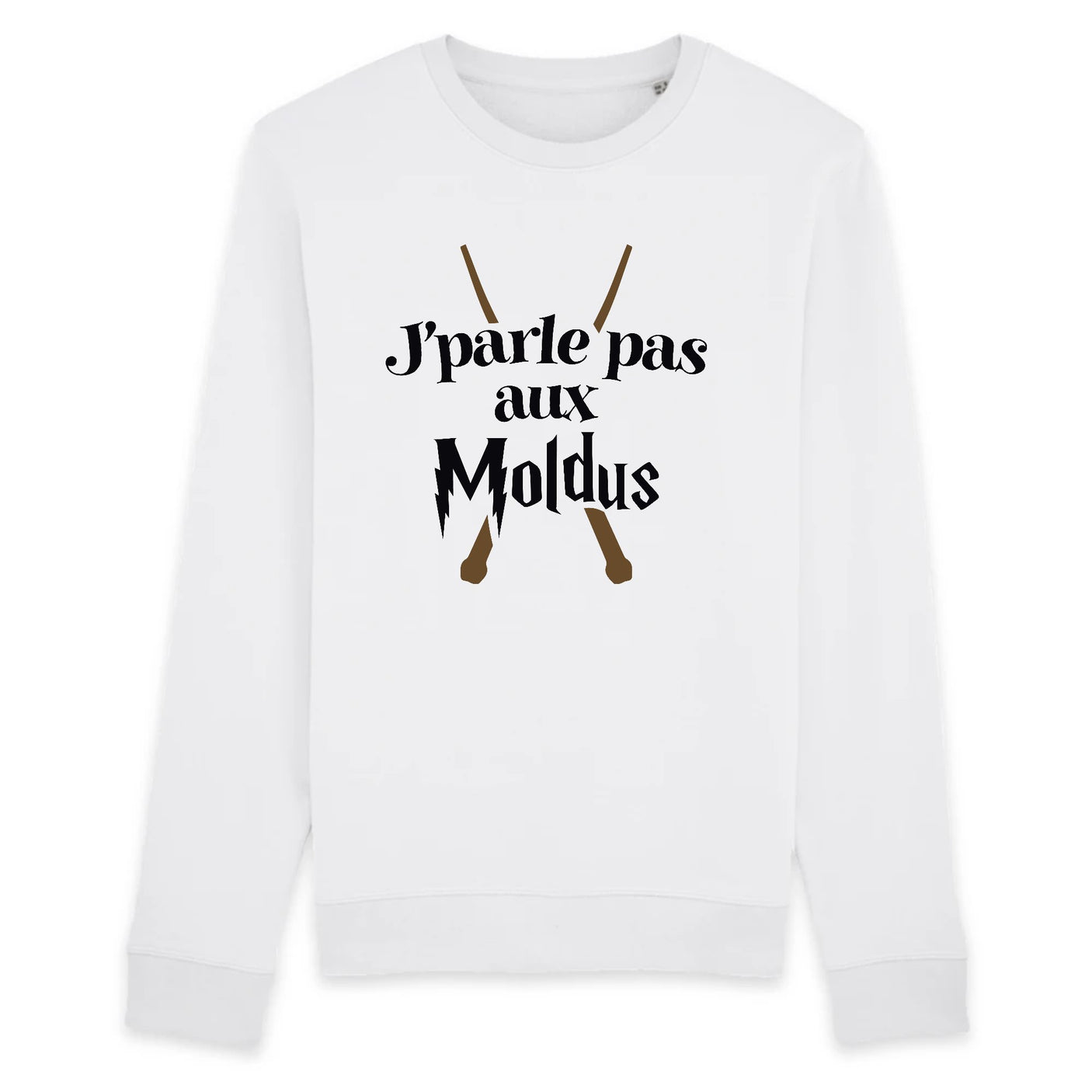 Sweat Adulte J'parle pas aux Moldus