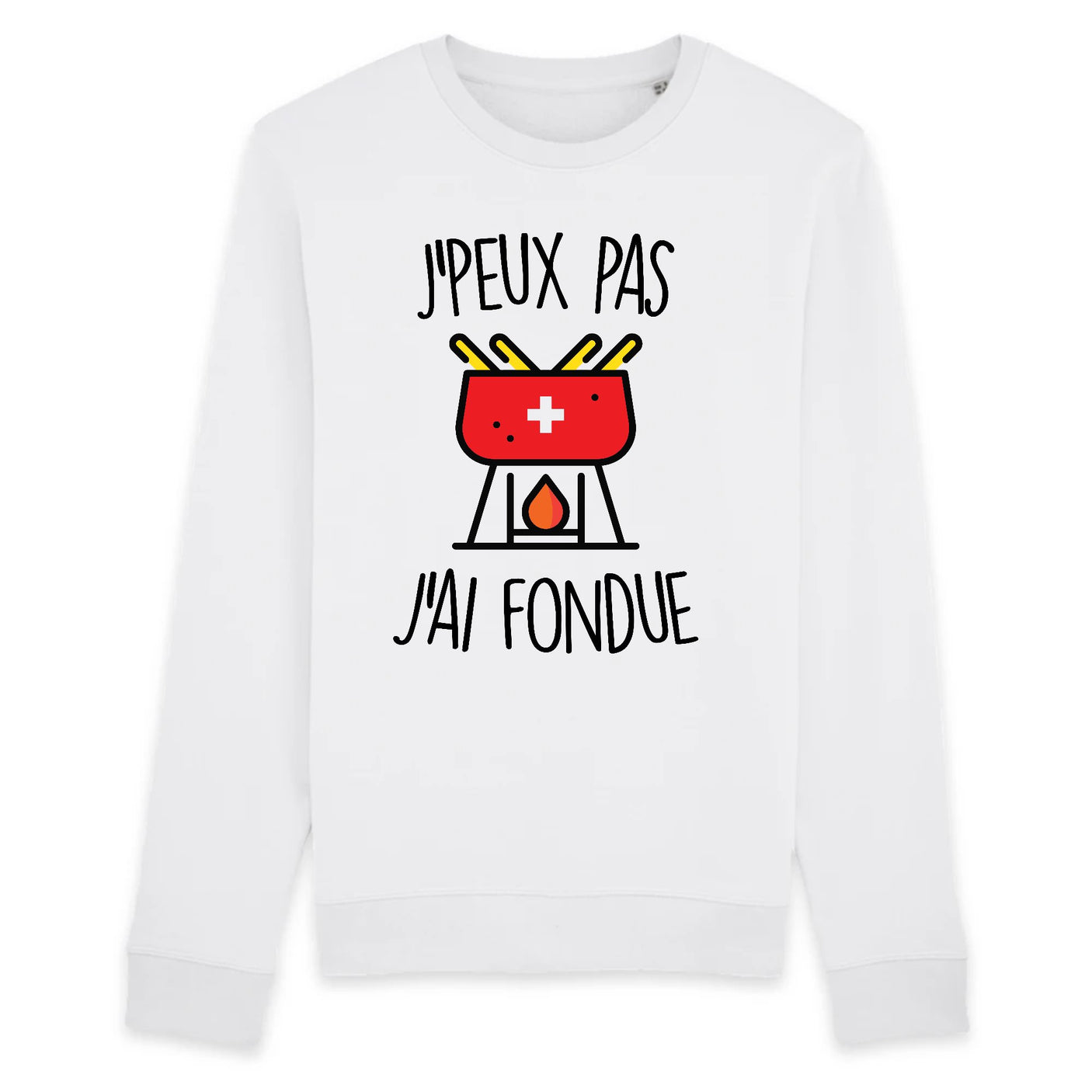Sweat Adulte J'peux pas j'ai fondue