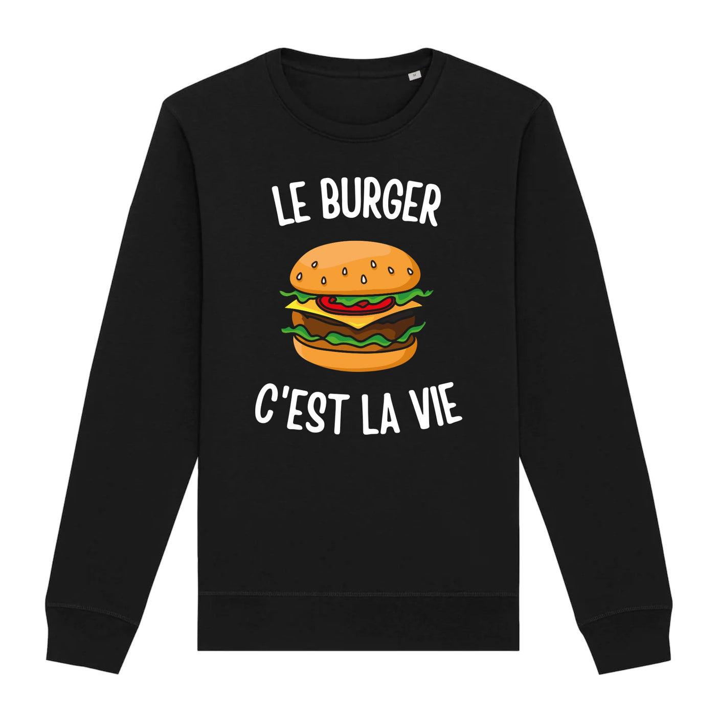 Sweat Adulte Le burger c'est la vie