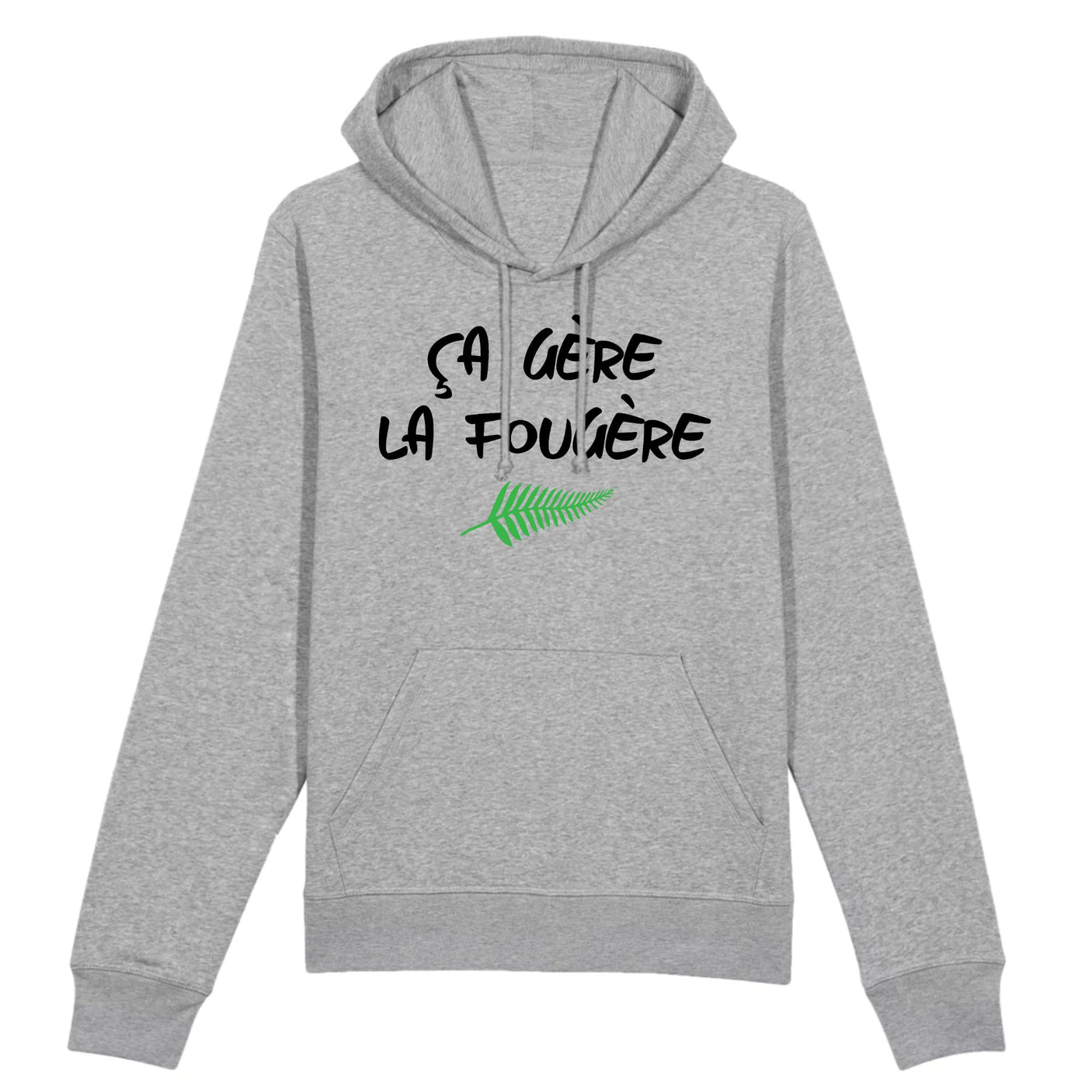 Sweat Capuche Adulte Ça gère la fougère