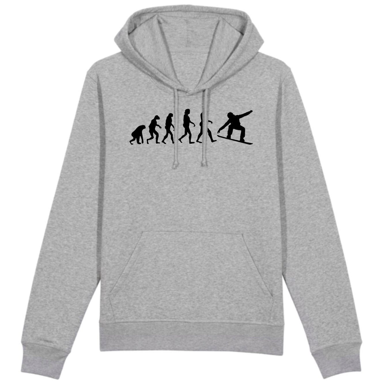 Sweat Capuche Adulte Évolution snow