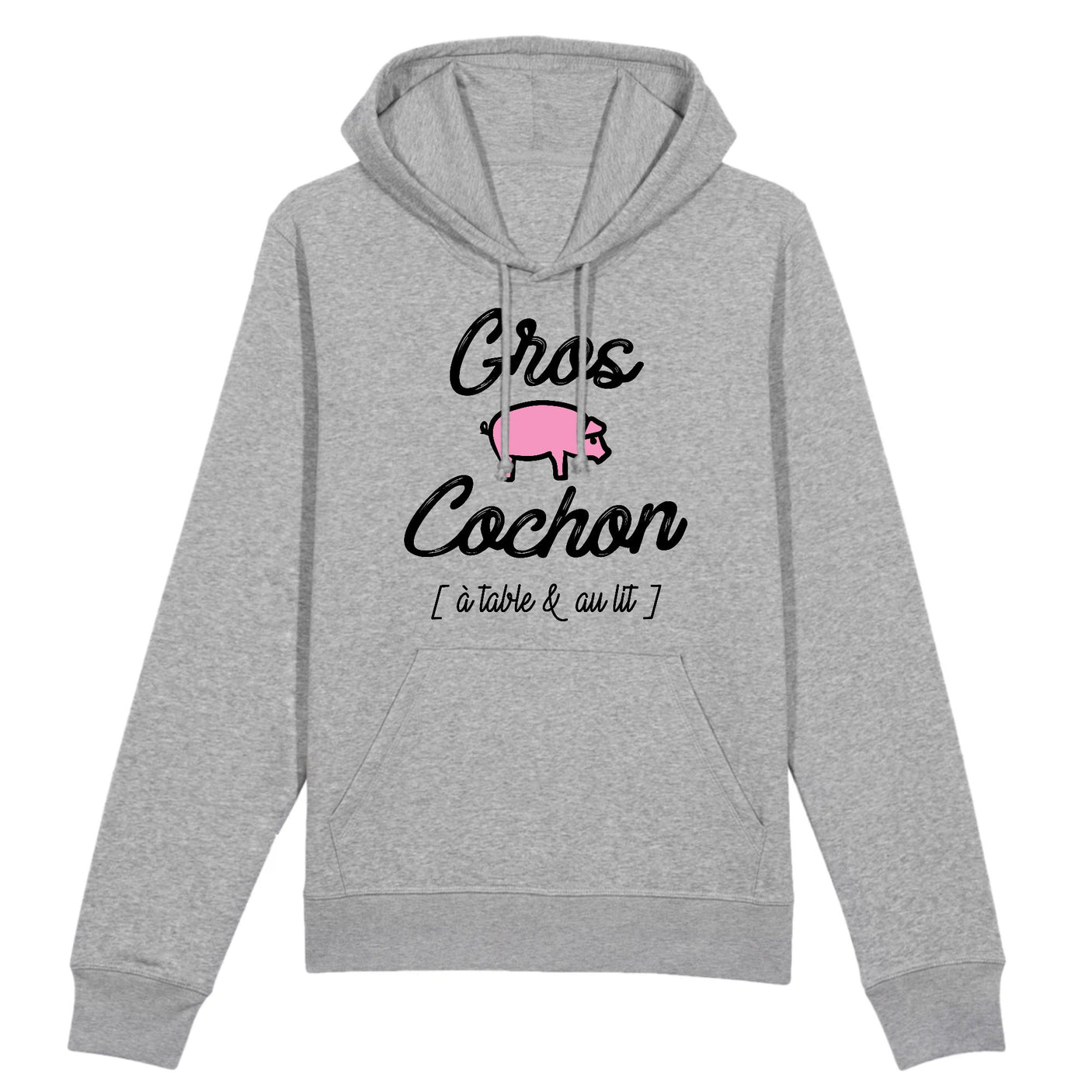 Sweat Capuche Adulte Gros cochon