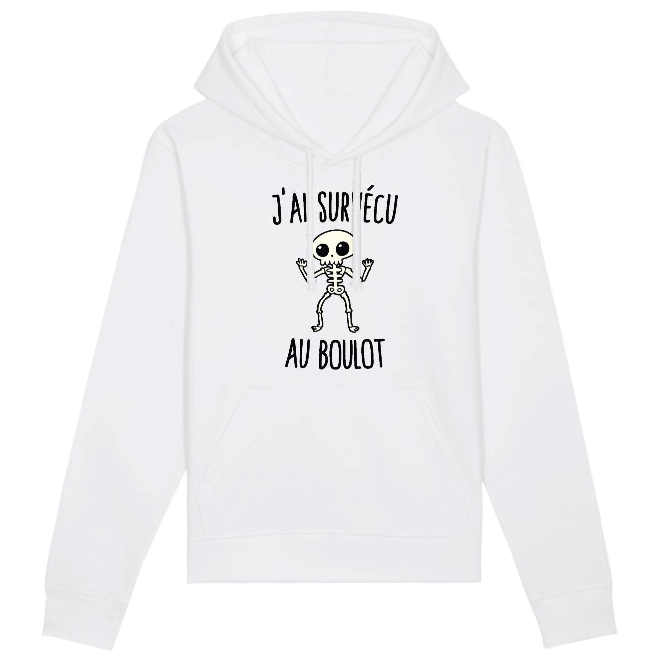 Sweat Capuche Adulte J'ai survécu au boulot