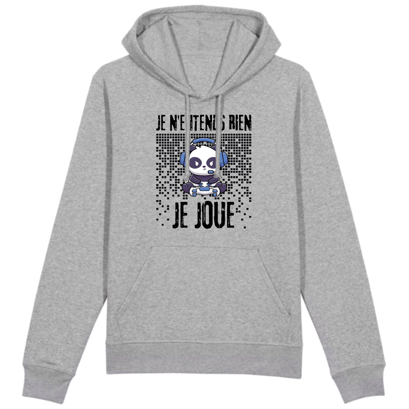 Sweat Capuche Adulte Je n'entends rien je joue