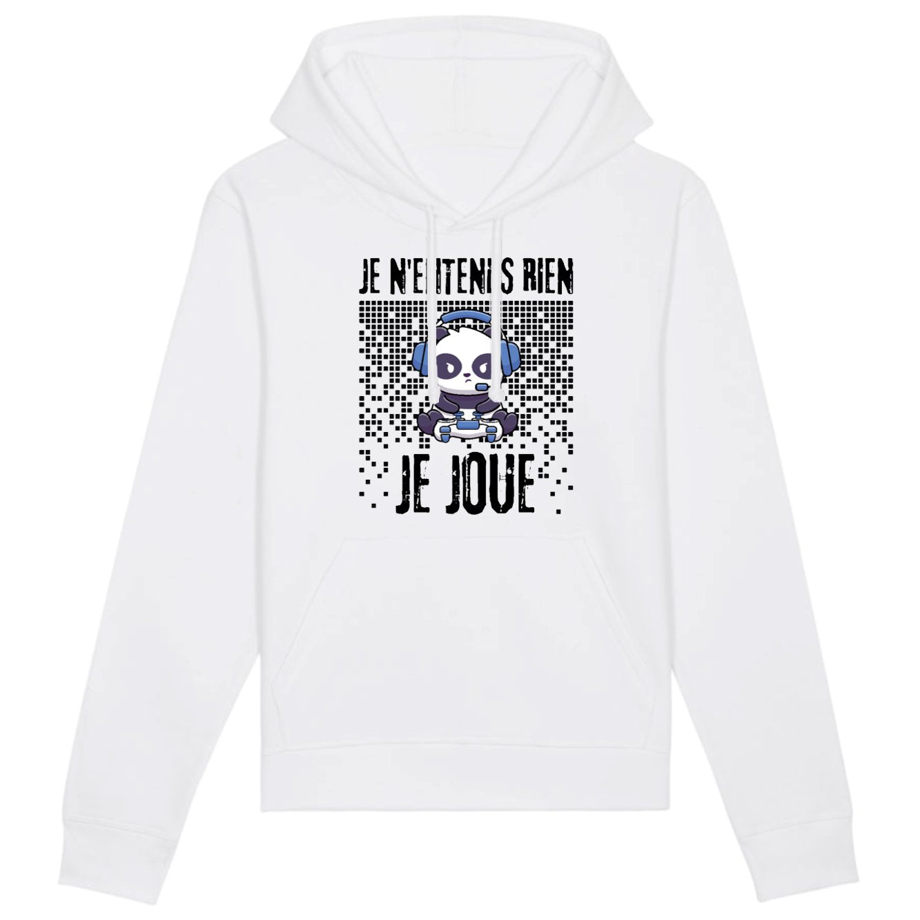 Sweat Capuche Adulte Je n'entends rien je joue