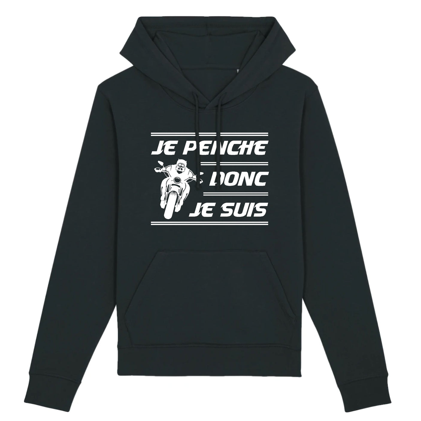 Sweat Capuche Adulte Je penche donc je suis