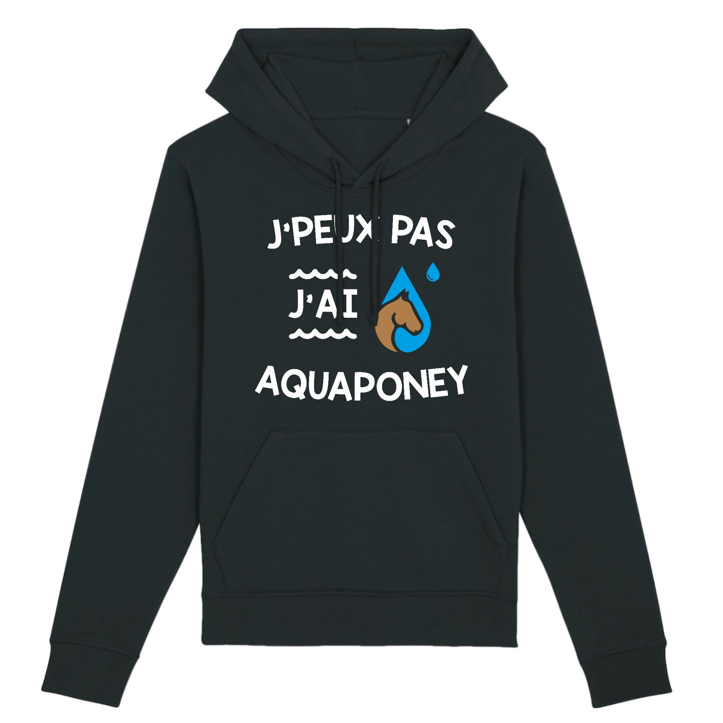 Sweat Capuche Adulte J'peux pas j'ai aquaponey