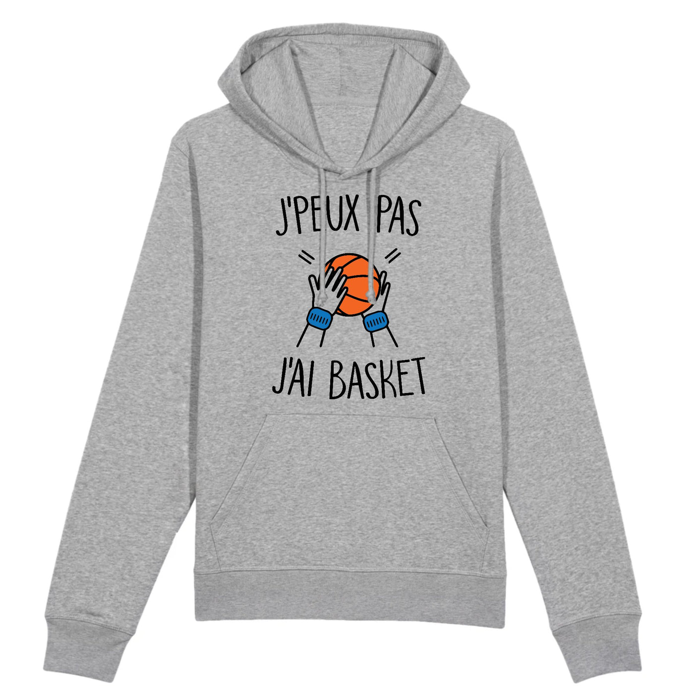 Sweat Capuche Adulte J'peux pas j'ai basket