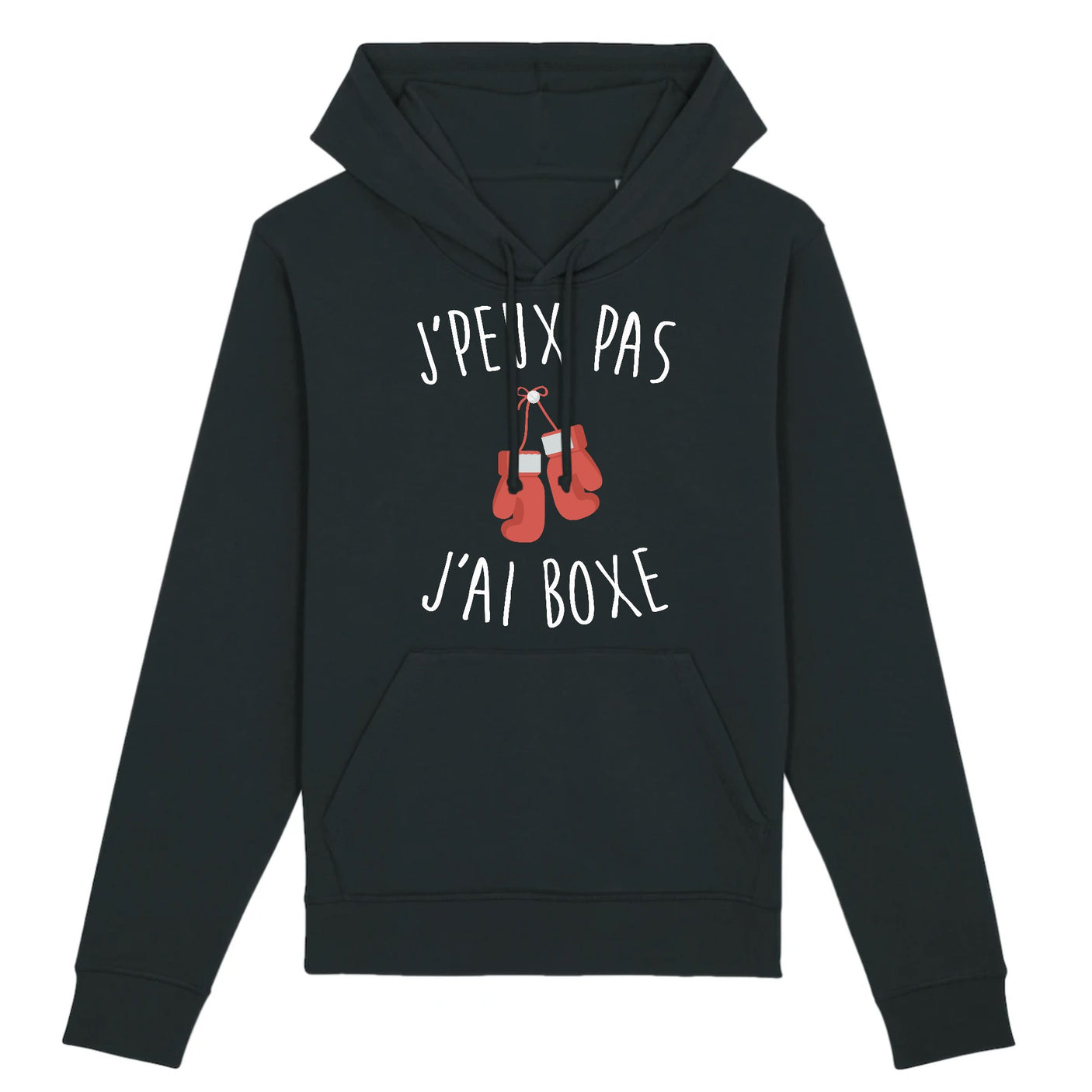 Sweat Capuche Adulte J'peux pas j'ai boxe