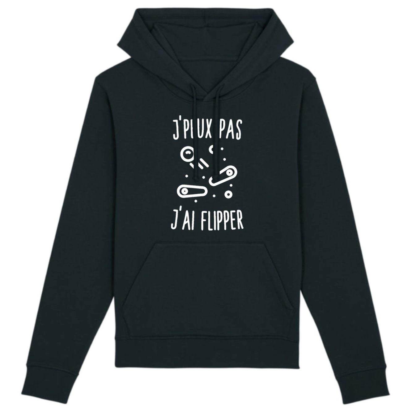 Sweat Capuche Adulte J'peux pas j'ai flipper