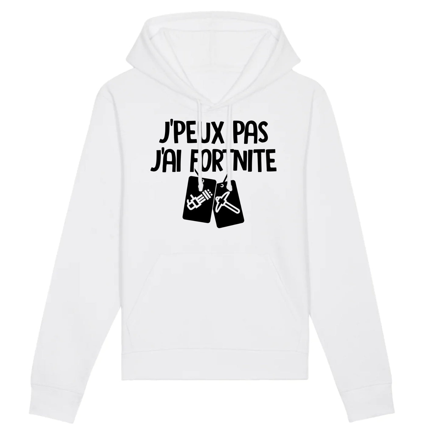 Sweat Capuche Adulte J'peux pas j'ai Fortnite
