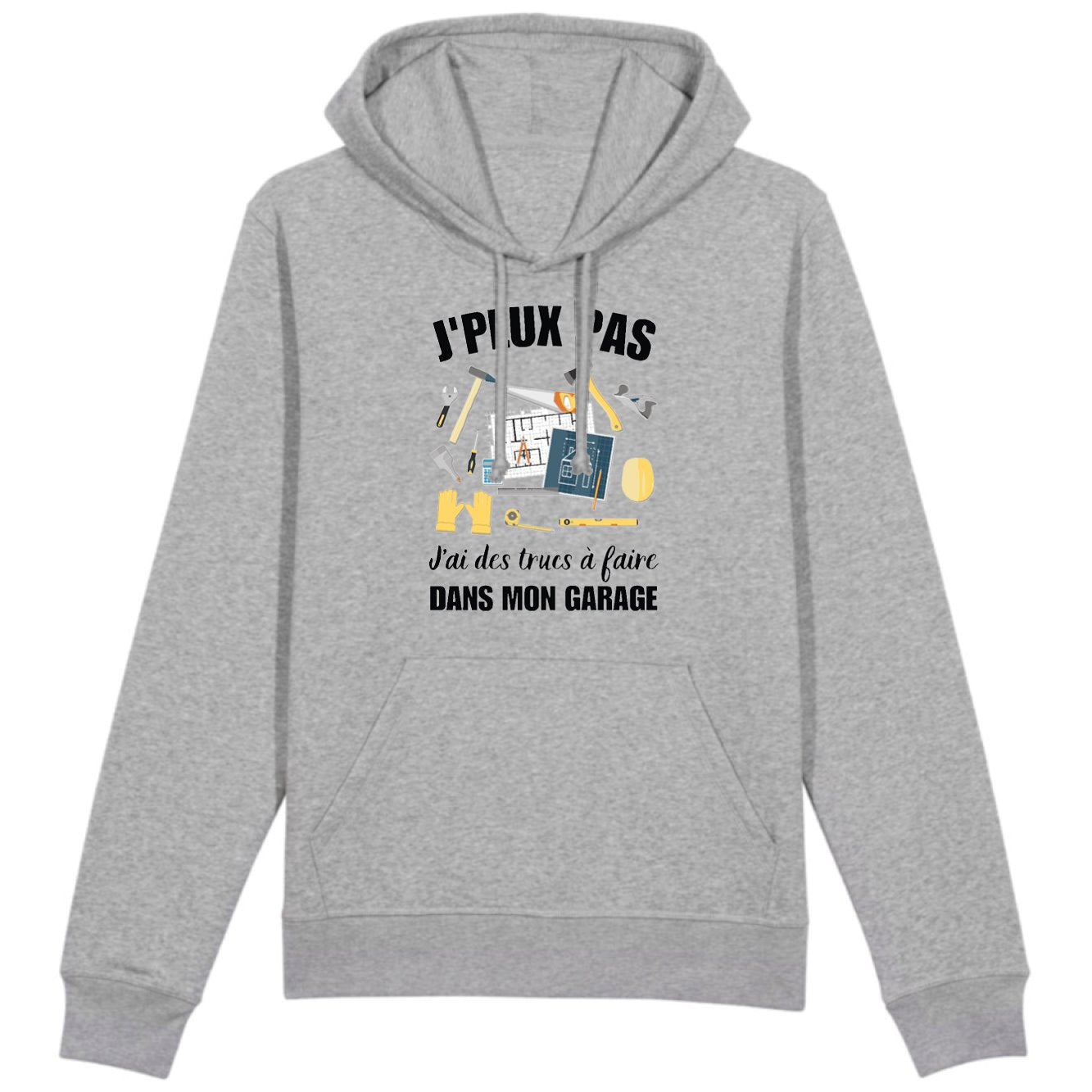 Sweat Capuche Adulte J'peux pas j'ai garage