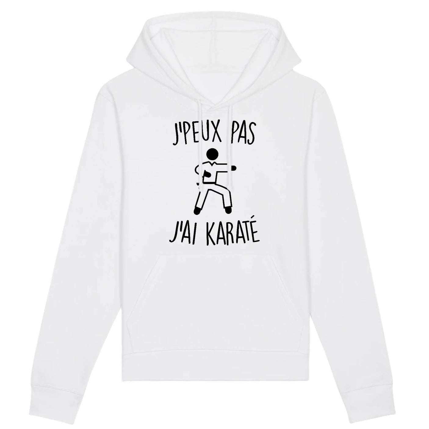 Sweat Capuche Adulte J'peux pas j'ai karaté