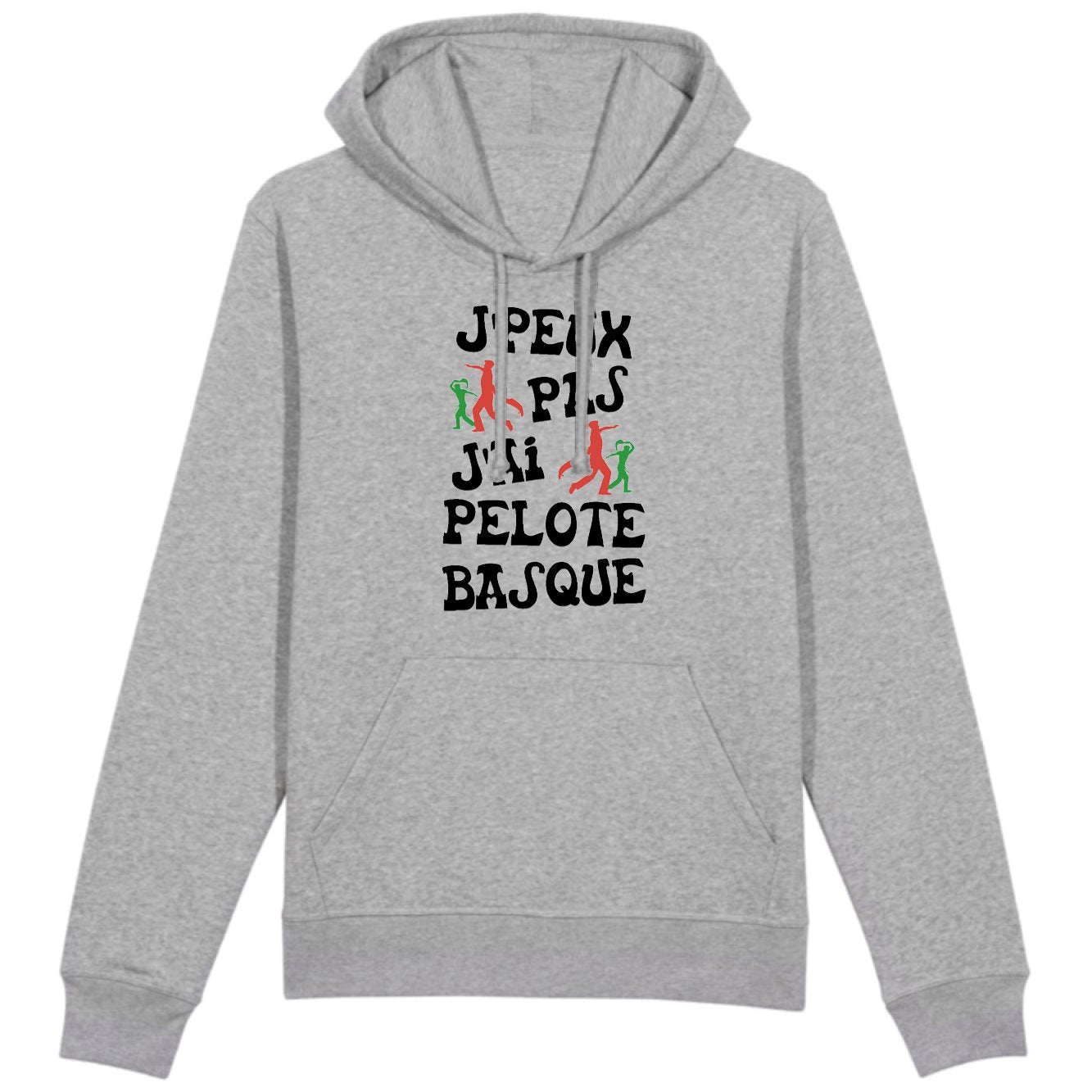 Sweat Capuche Adulte J'peux pas j'ai pelote basque
