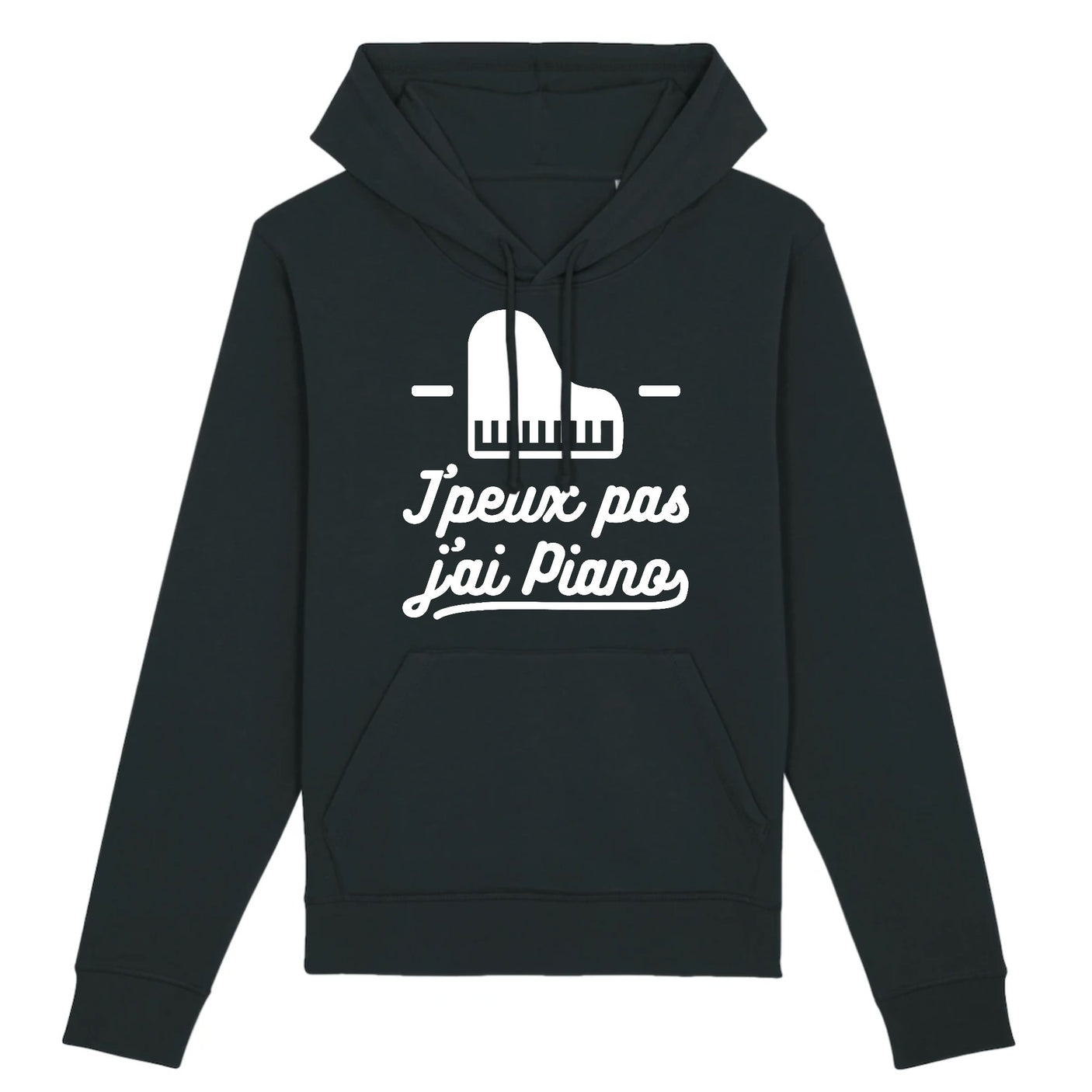 Sweat Capuche Adulte J'peux pas j'ai piano