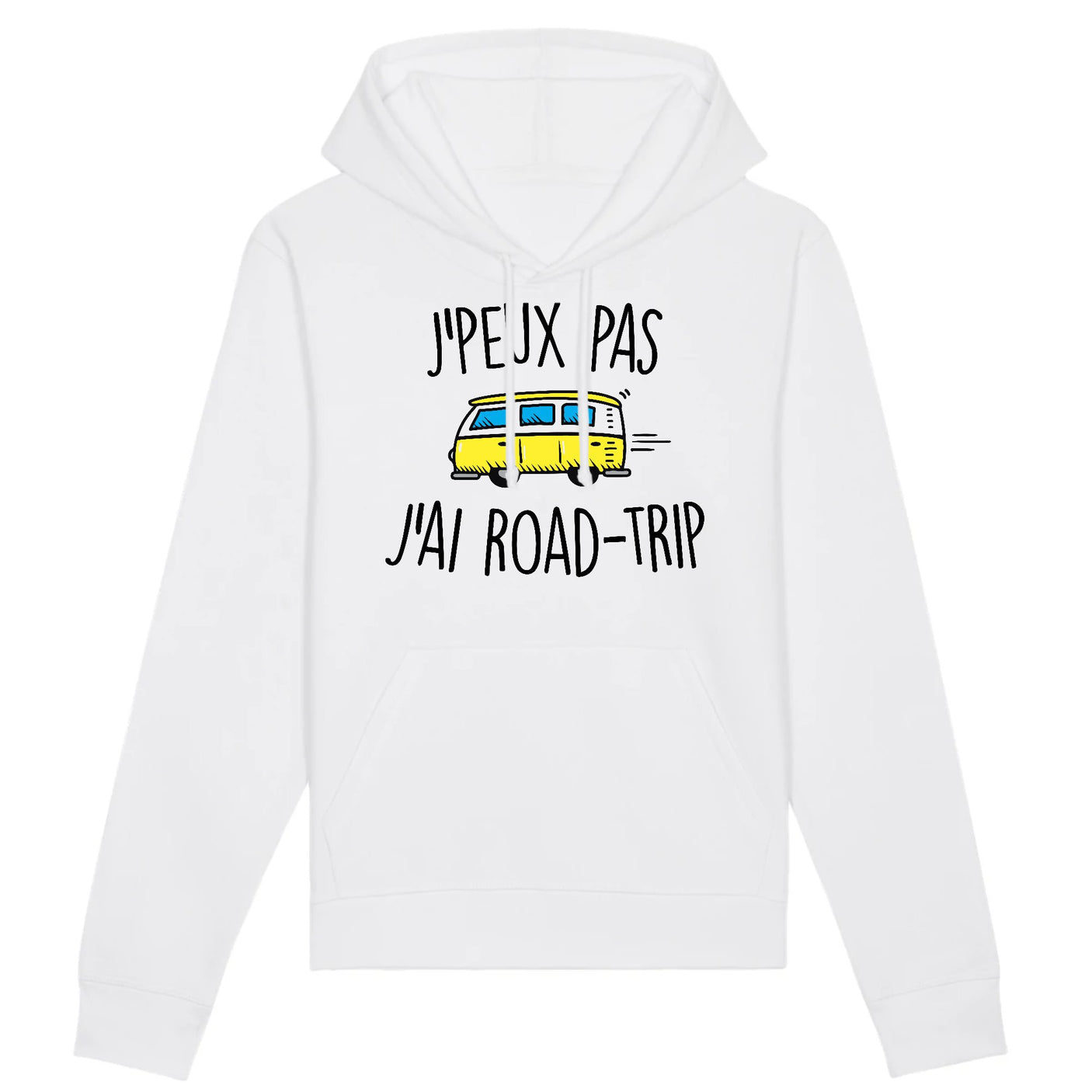 Sweat Capuche Adulte J'peux pas j'ai road-trip