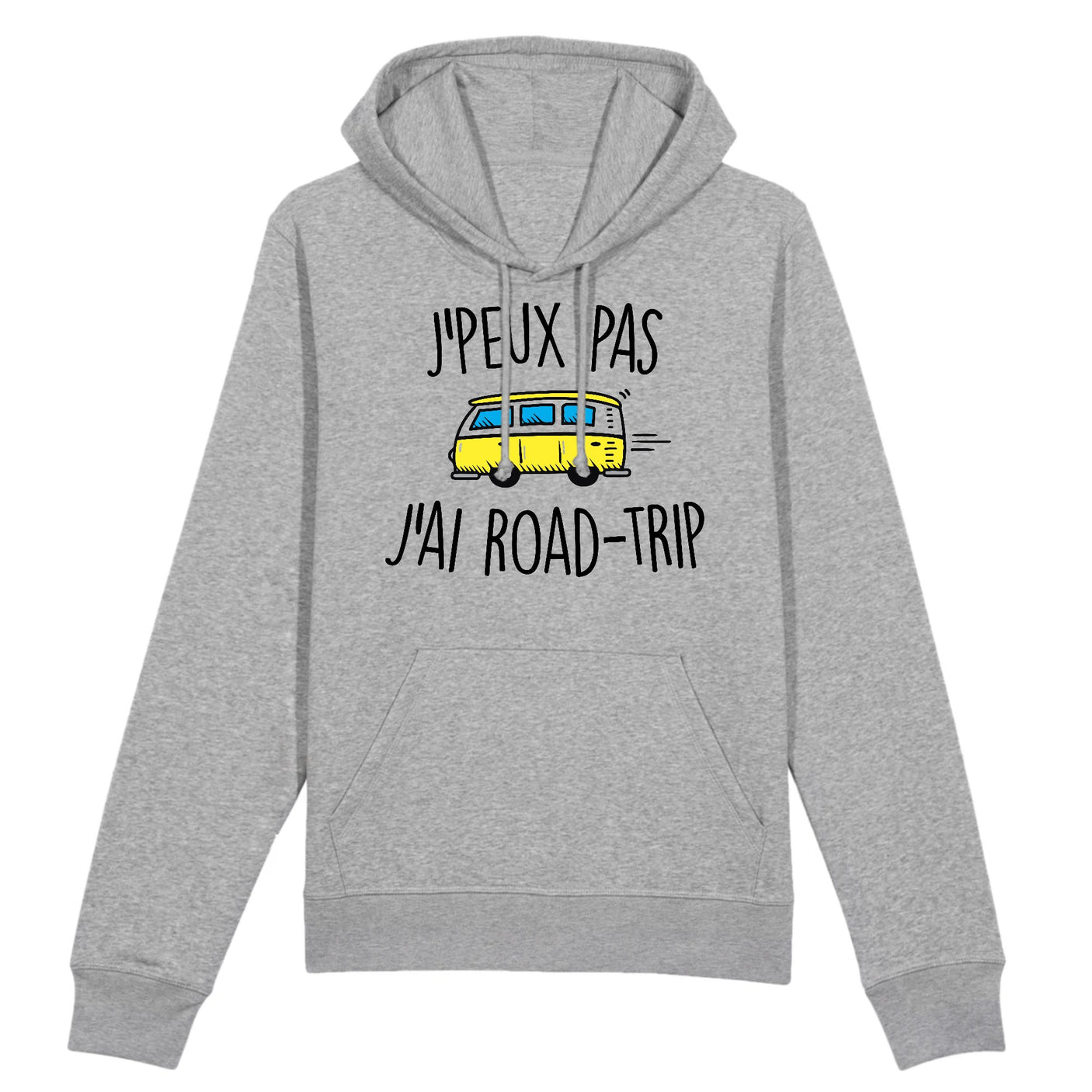 Sweat Capuche Adulte J'peux pas j'ai road-trip