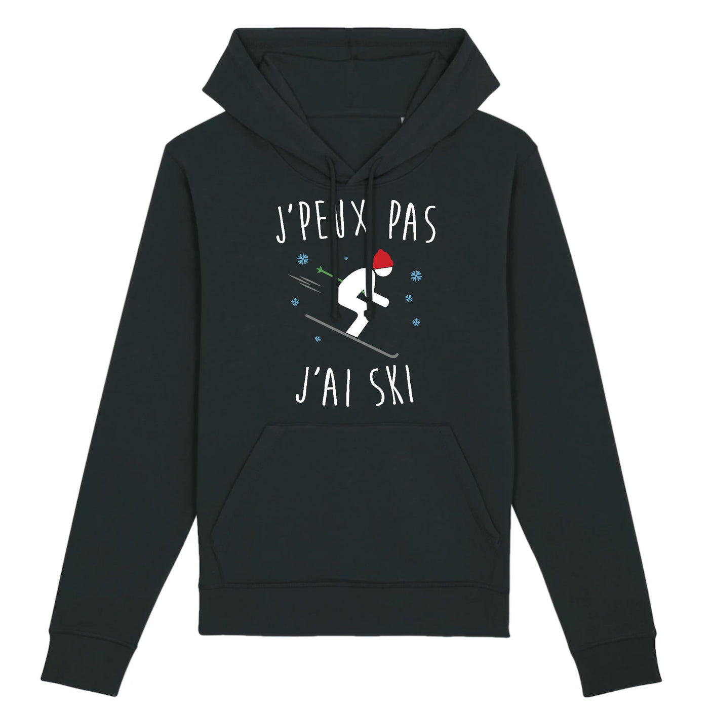 Sweat Capuche Adulte J'peux pas j'ai ski