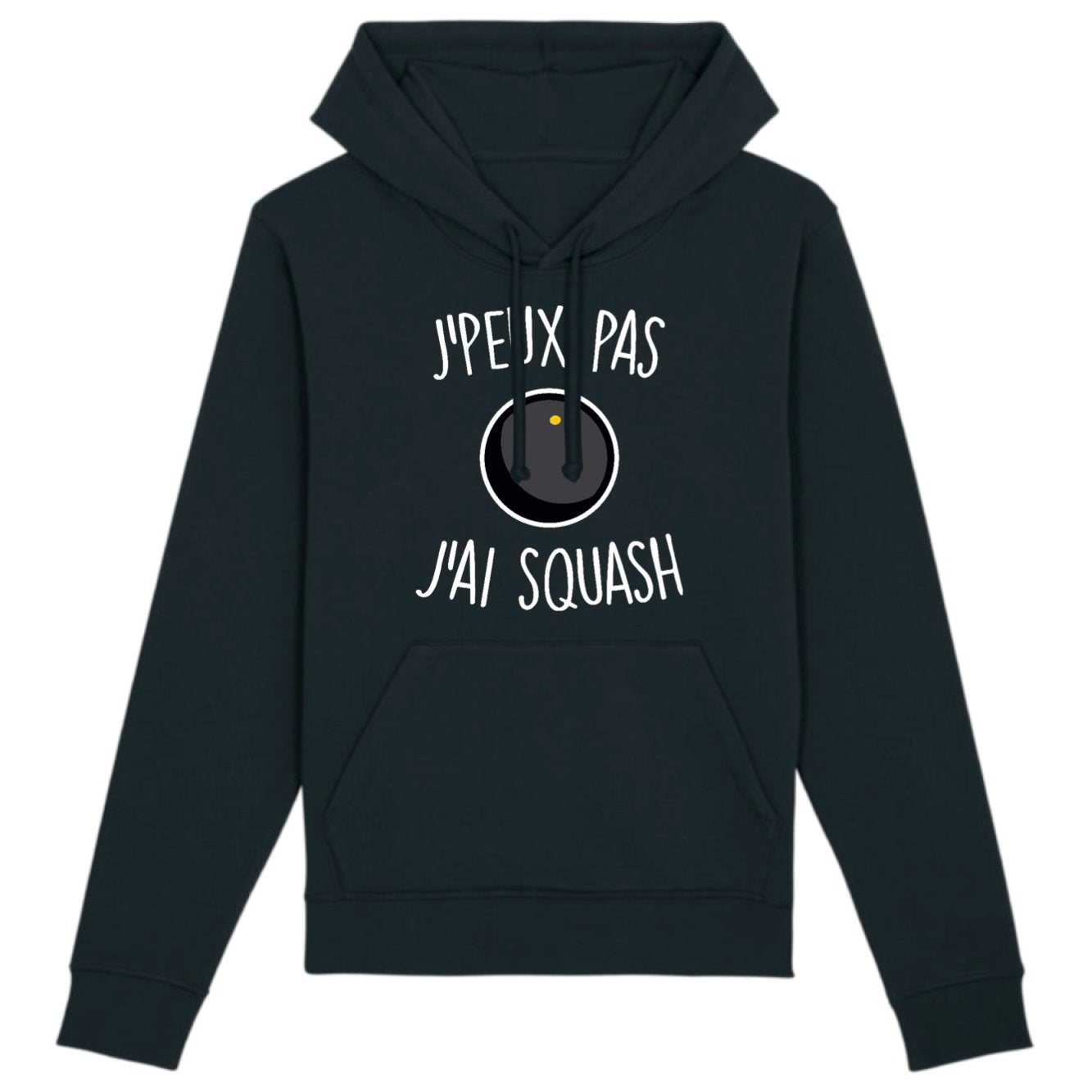 Sweat Capuche Adulte J'peux pas j'ai squash