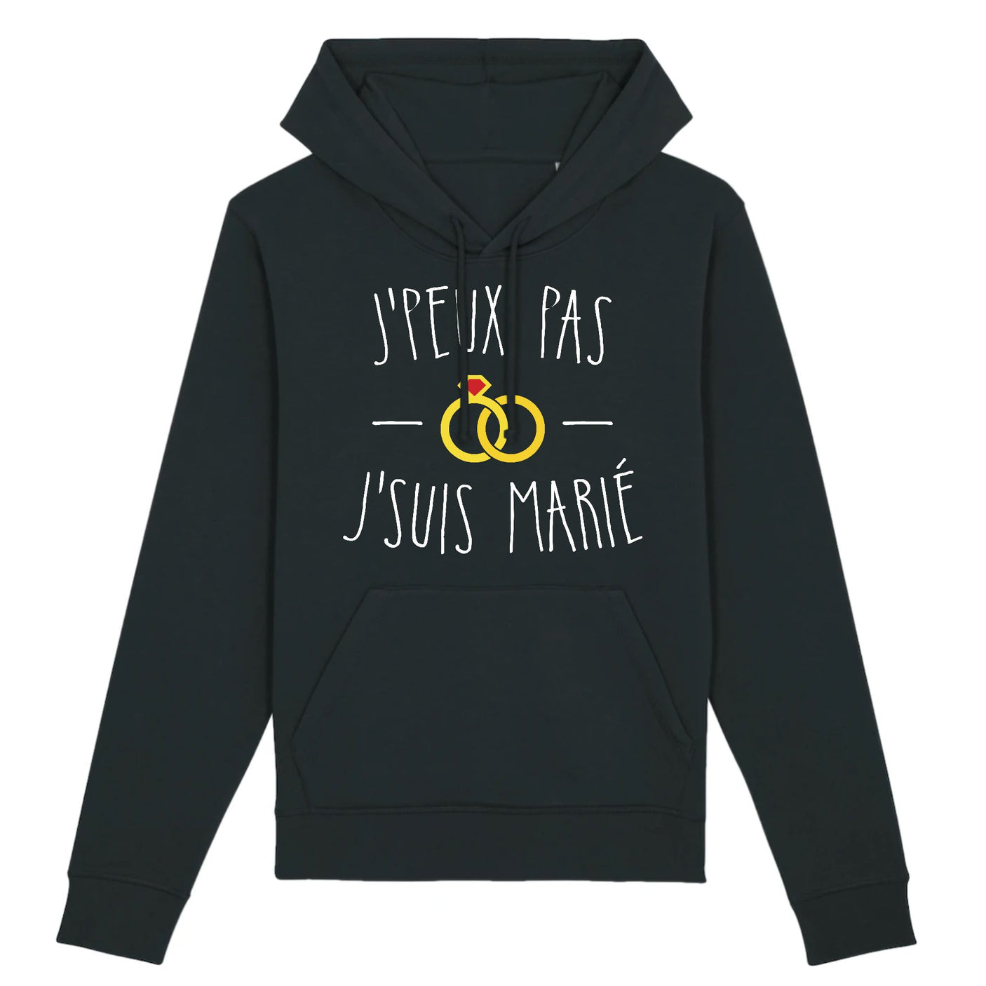 Sweat Capuche Adulte J'peux pas j'suis marié