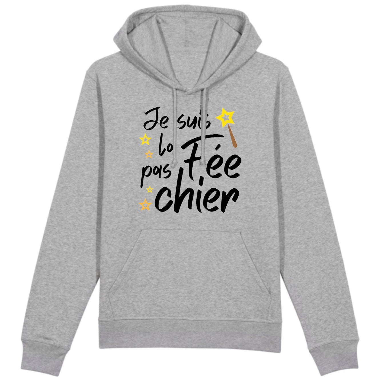 Sweat Capuche Adulte La fée pas chier