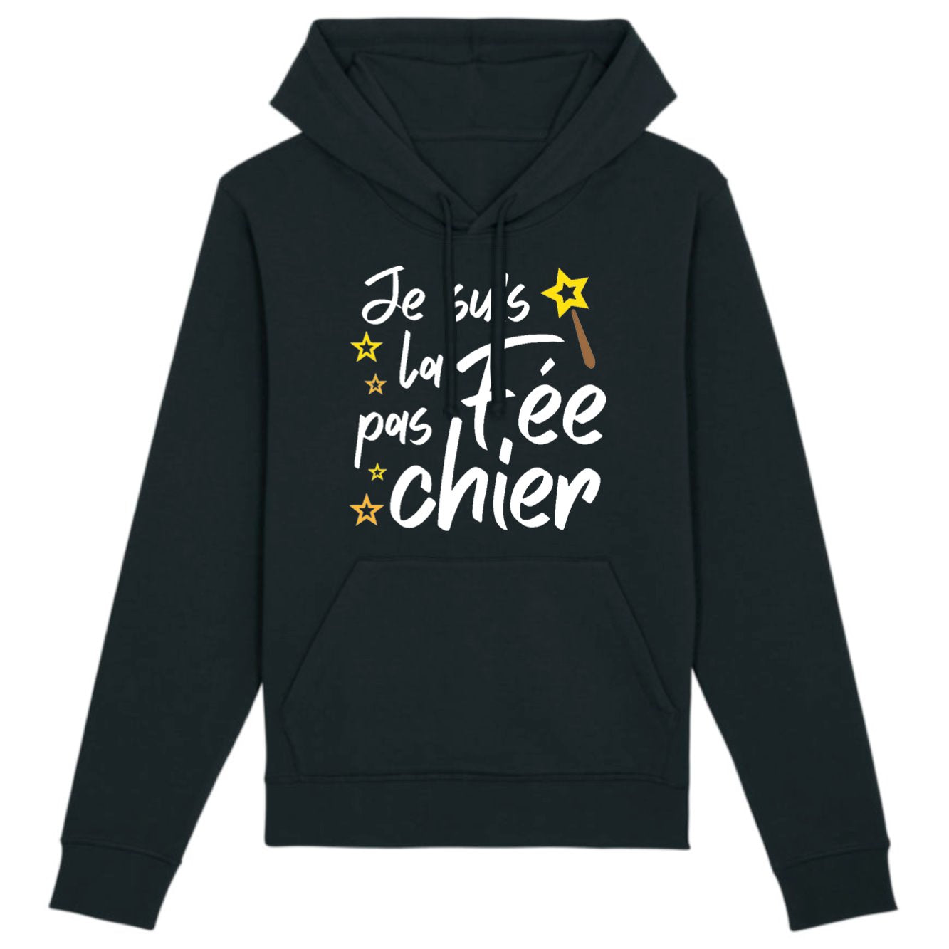 Sweat Capuche Adulte La fée pas chier
